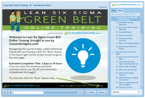 Green Belt Training Launch Screen Shot