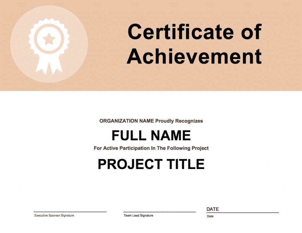 Project Participation Certificate - GoLeanSixSigma.com